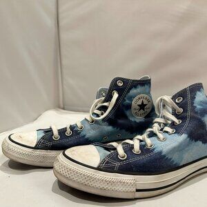 Blue tie-dye Converse All Star Chucks size 9.5 Men | 11.5 Women